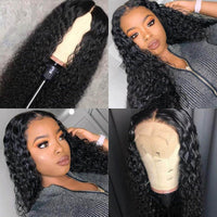 Water Wave Lace Front Wigs Human Hair Real Product Show