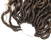 14 inch Goddess Locs Crochet Hair Braids #27 Detail Top