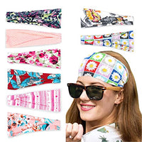 Free Gift Headbands for Women 8 Packs Boho Fashion Headband for Wigs