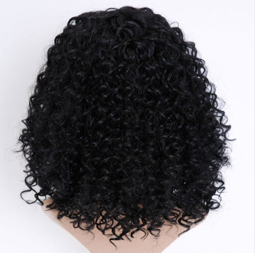 Curly Bob Wigs Afro Curly Wigs For Black Women Synthetic Heat Resistant Fiber Wigs