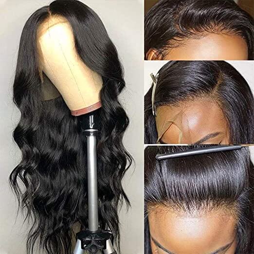 Body Wave Lace Front Wigs Human Hair Baby Hair Show
