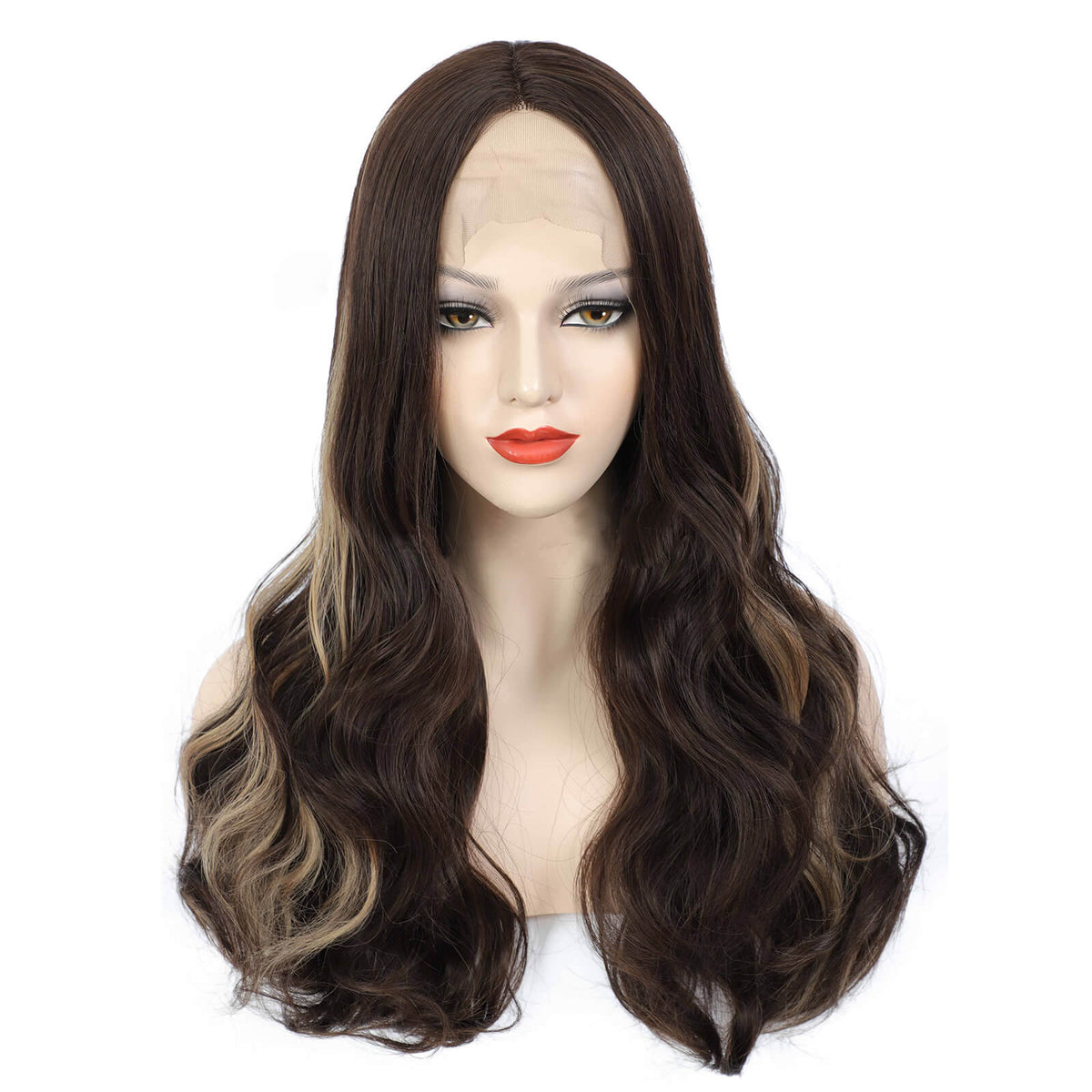 Body Wave Lace Front Wigs Piano Color Wigs Synthetic Front Show