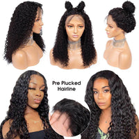 Culry Hair Lace Front Wigs Human Hair Style Show