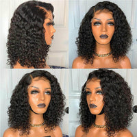 Curly Bob Lace Front Wigs Human Hair Product Show
