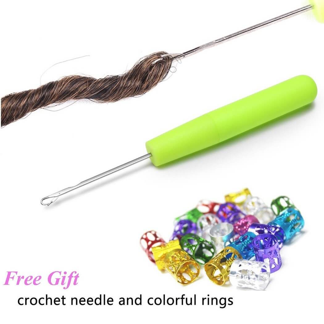 Goddess Faux Locs Crochet Hair Braids #27 Free Gift