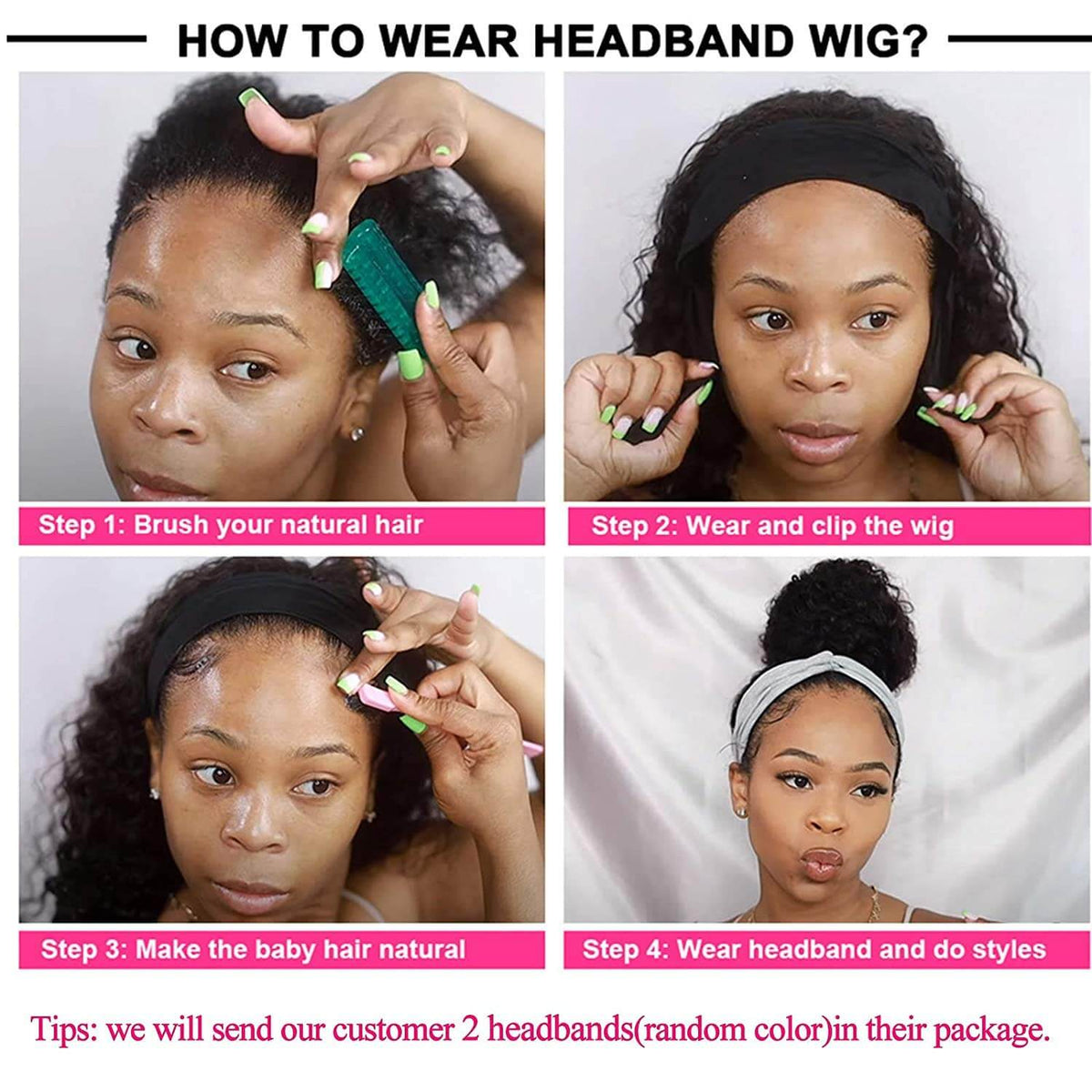 How To Slay Human Hair Wigs With HeadBand