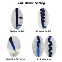 How to Usr Hot Water Setting Hair Extensions E Z Braid
