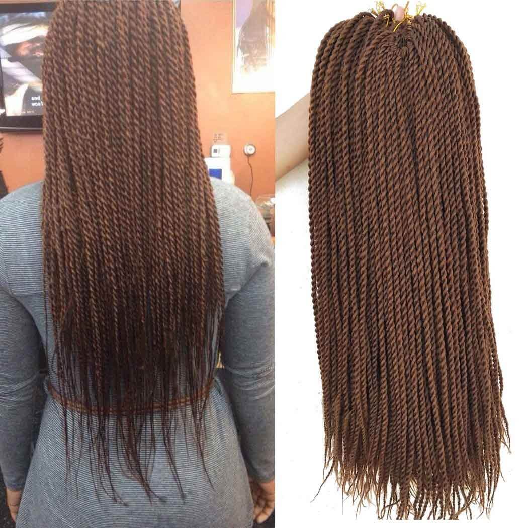 Senegalese Twist #30 Brown Color Crochet Braids Hair Heat Resistant Fiber  Synthetic Hair – ROSEBONY