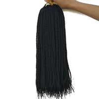 Senegalese Twist Crochet Braids Hair #4 Hold By Hand
