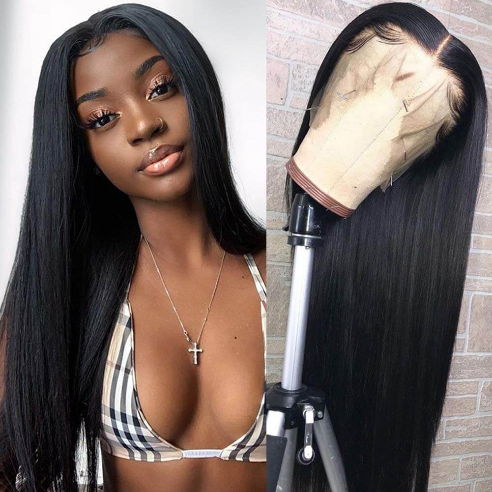 Straight Hair Lace Front Wigs Human Hair Real Show
