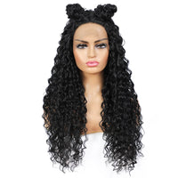 Synthetic Water Wave Lace Front Wigs Front Show