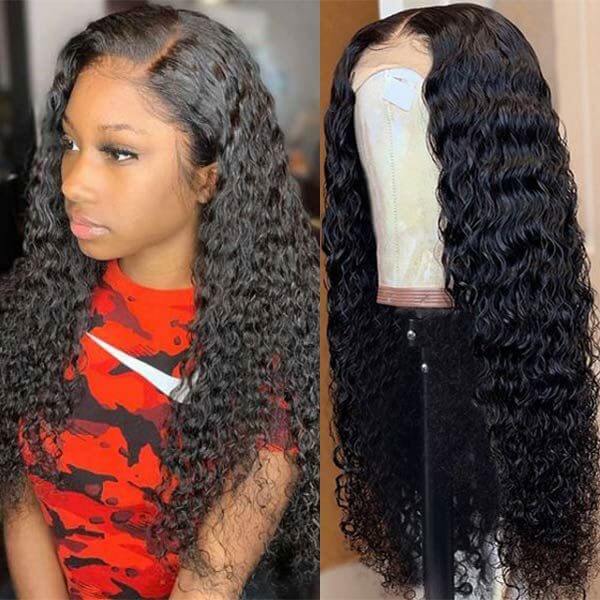 Water Wave Lace Closure Wig Human Hair Wigs For Black Women
