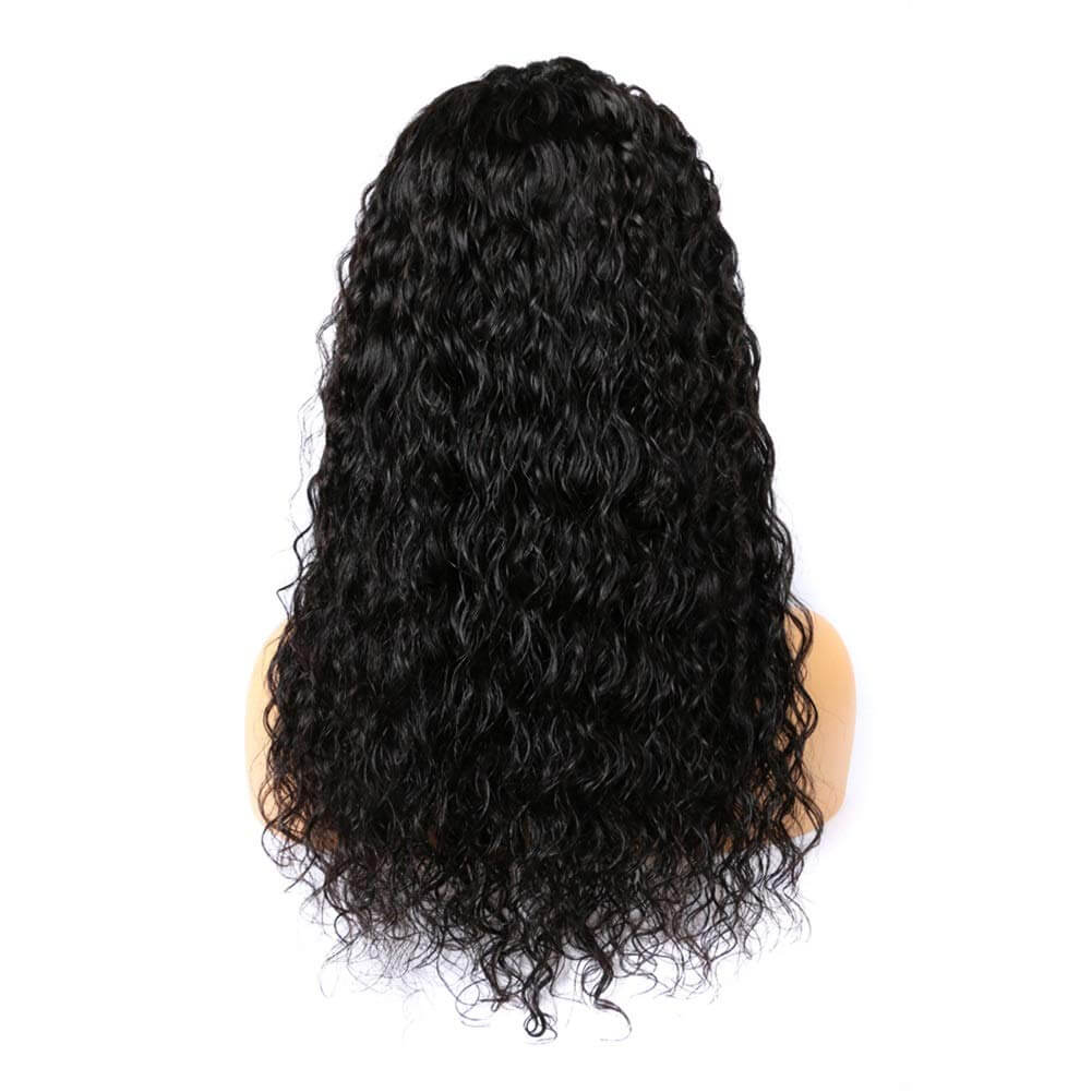 Water Wave Lace Front Wigs Human Hair Back Show